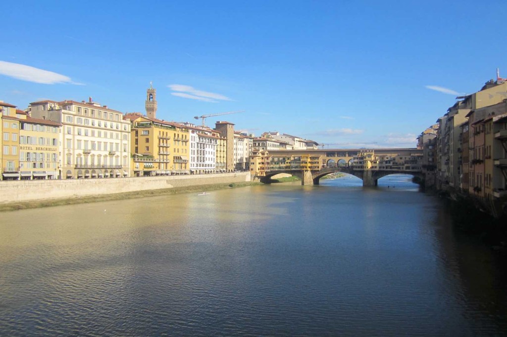 El Ponte Vecchio, sobre el río Arno. ©María Calvo.