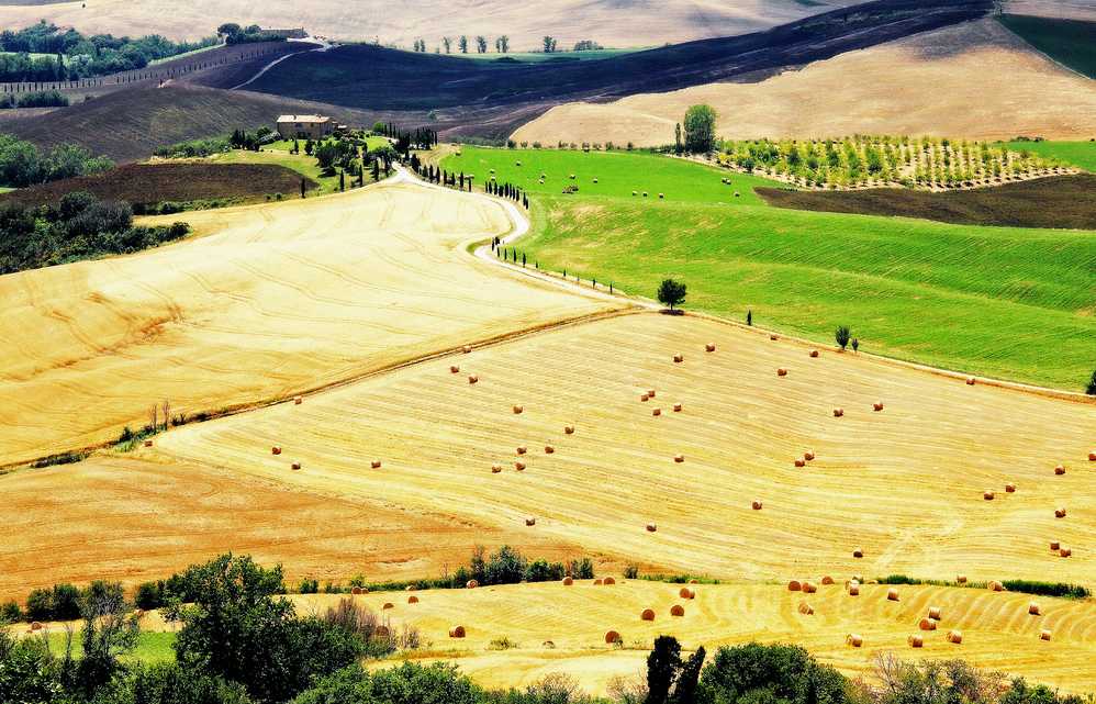 El arrière-pays toscano. Foto de Claude Lina.