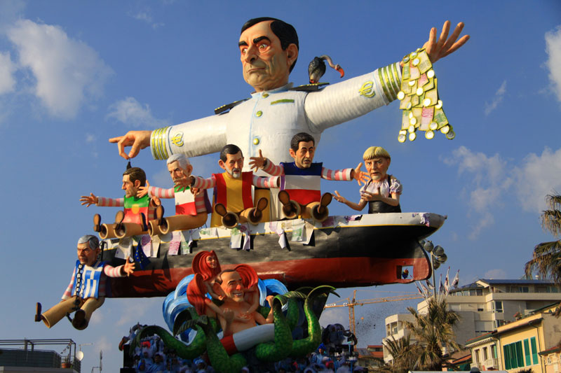 Carrozas del carnaval de Viareggio