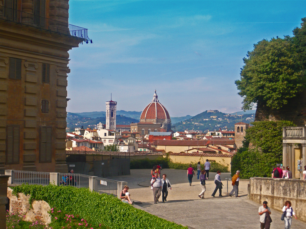 Florencia, magnífica, desde los Jardines Boboli. Foto de Giovanni.
