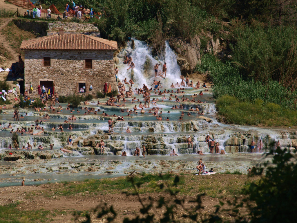 Las Termas de Saturnia son unas de las más bellas de Toscana. Foto de Laura Saviola.