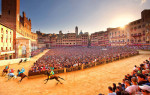 Ambiente increíble en Siena por la fiesta del Palio