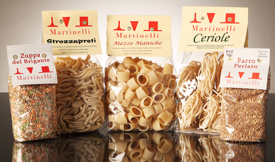 Pasta Martinelli, una fabrica que produce pasta ecológica en Lari.